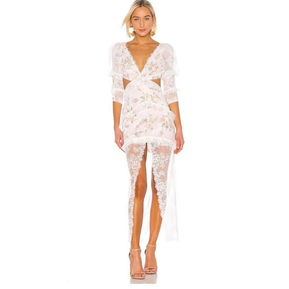 For Love and Lemons Pearl Pink Maxi Dress - XS - Picture 6 of 6